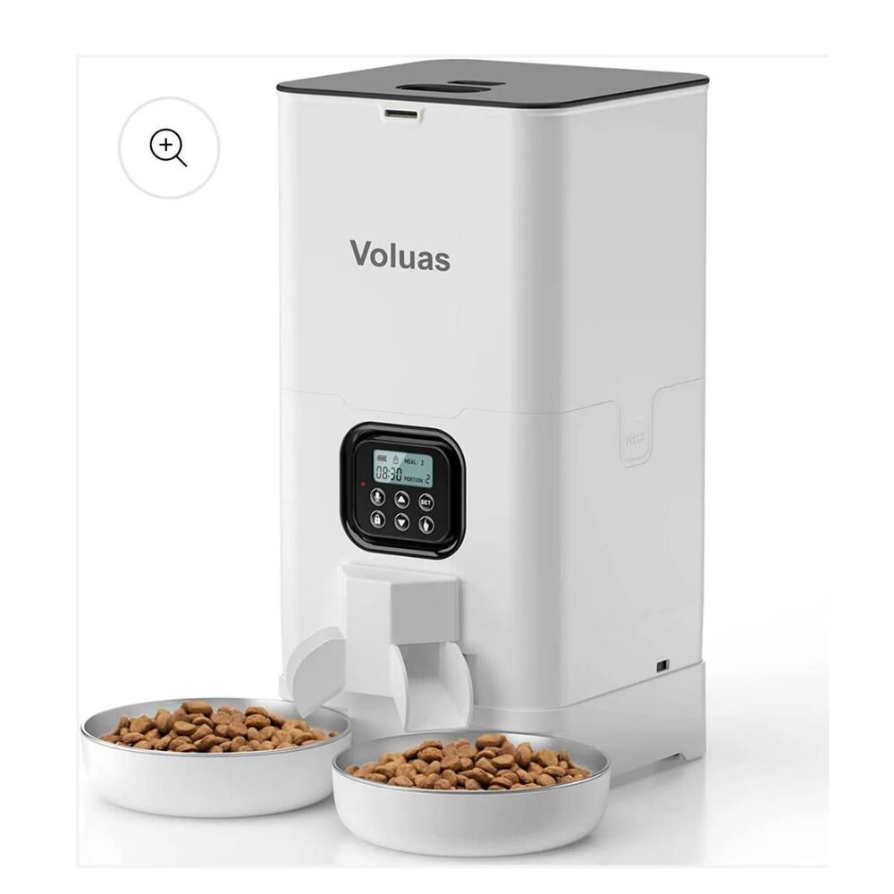 VOLUAS Automatic Cat Feeder For Two Cats